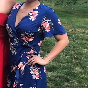 Banana Republic Floral Wrap Dress